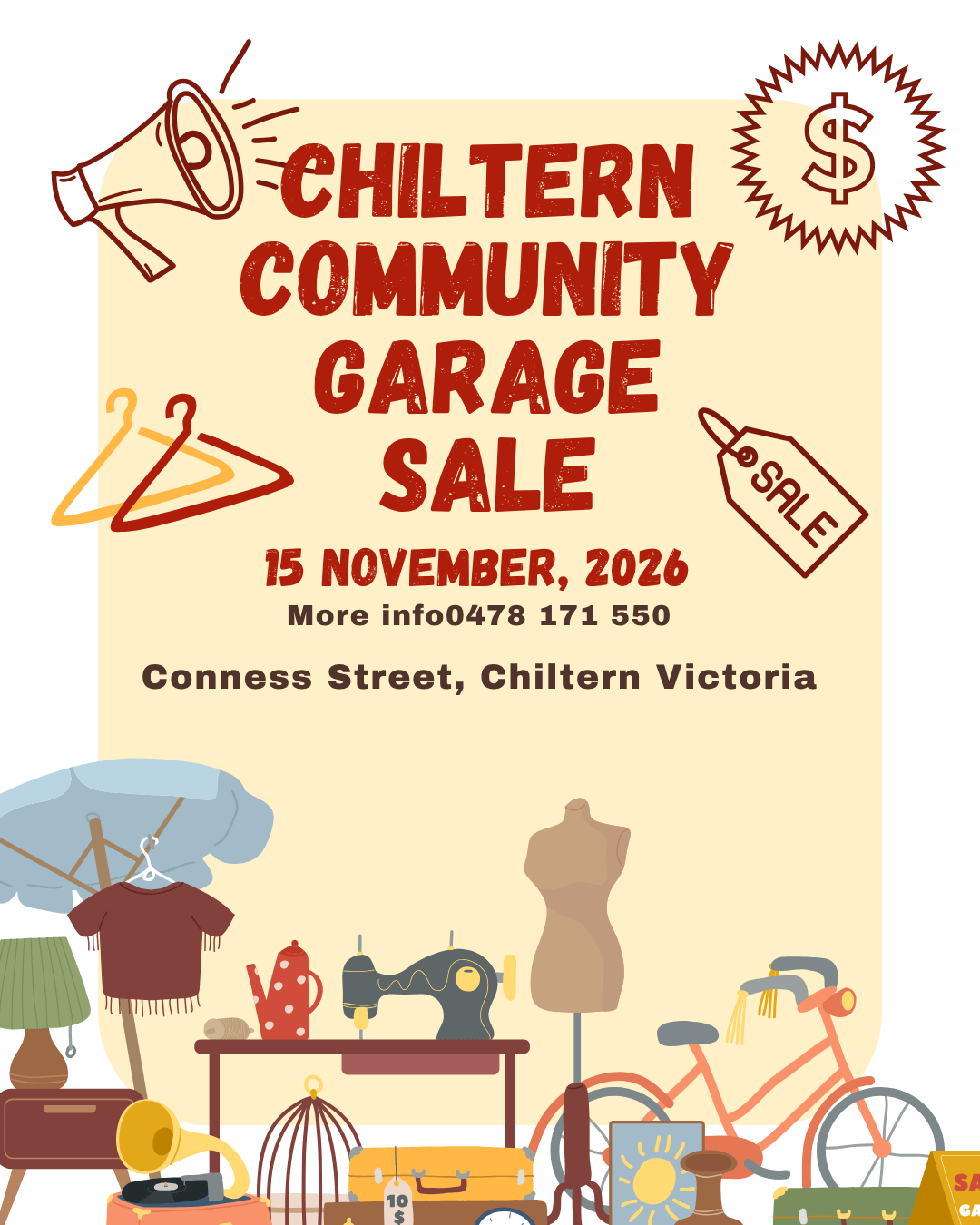Read more about the article Chiltern Community Garage Sale